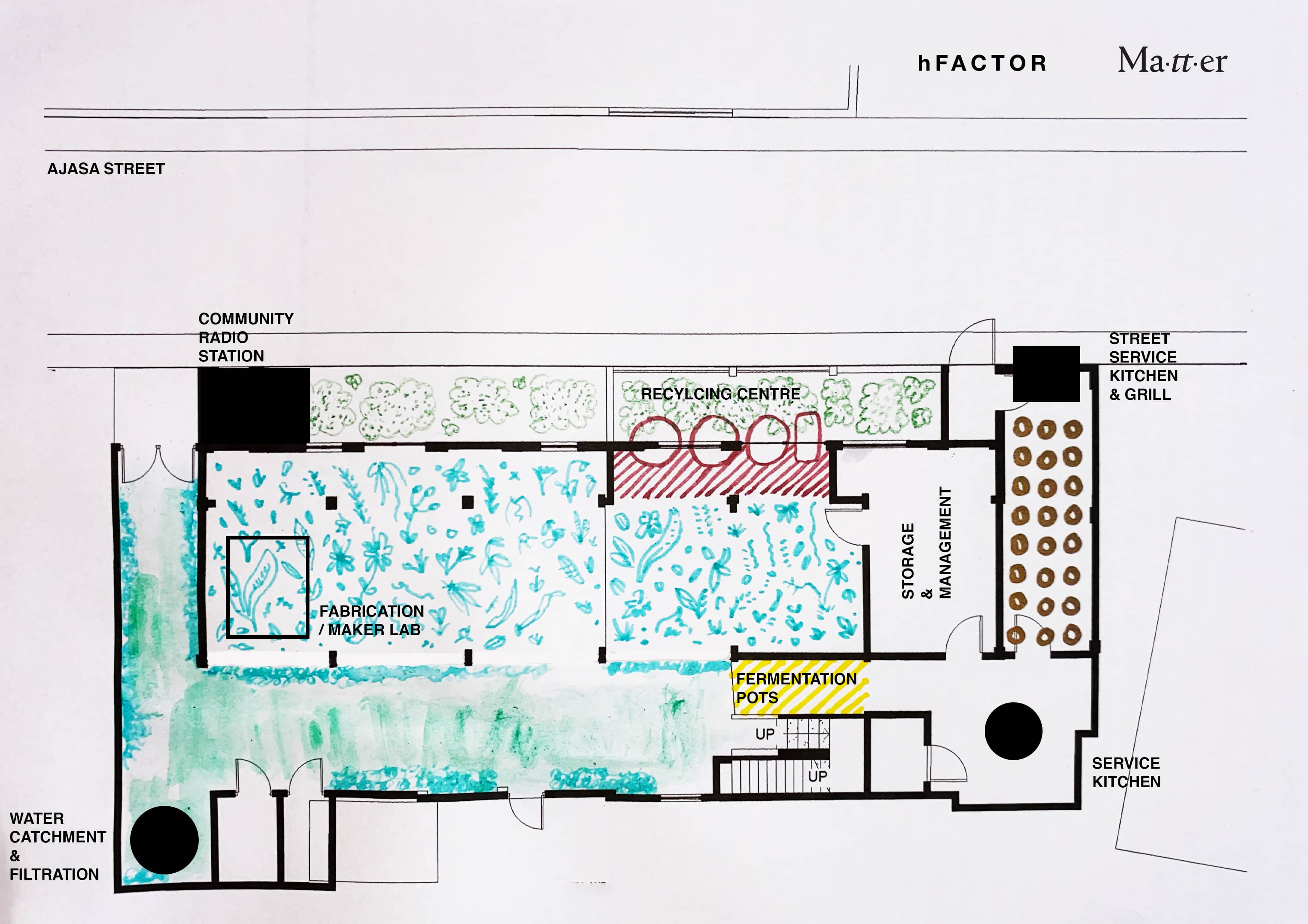 hFACTOR and Ma-tt-er — Ajasa Street floor plan